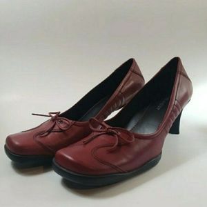 Nine West Abbreviate Red Leather Shoes